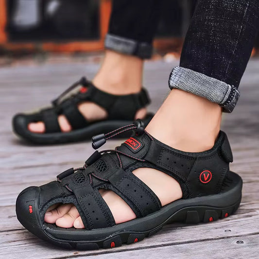 Sandalias para caballero/ Negro FM11