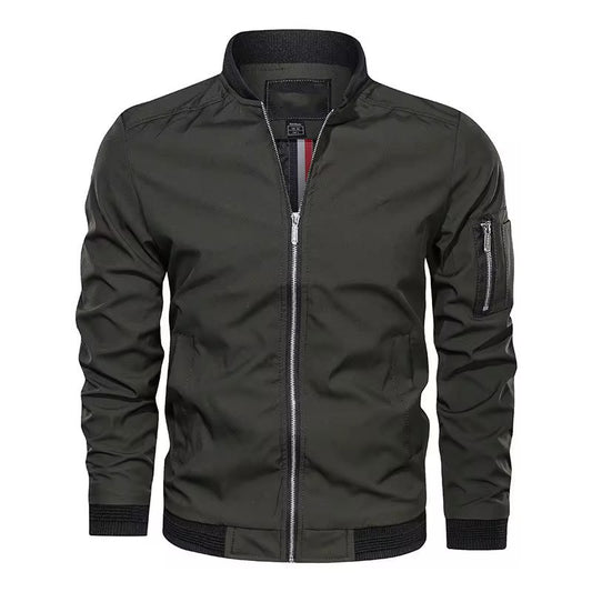 Chaqueta con bolsillo para caballero/ Verde Militar FM03