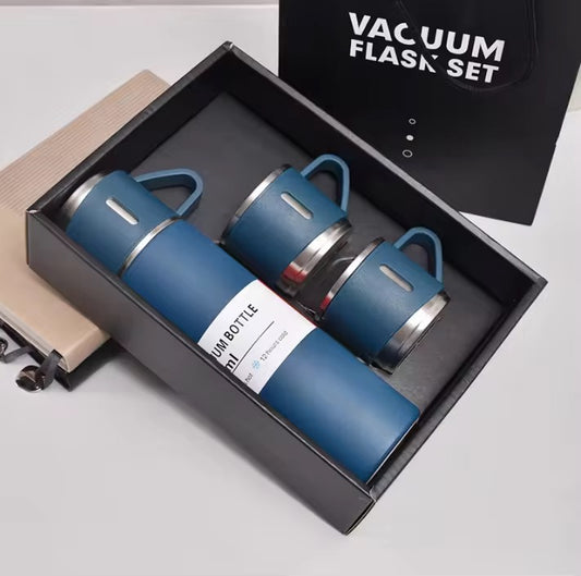 Set de termo acero inoxidable/ Azul IM28