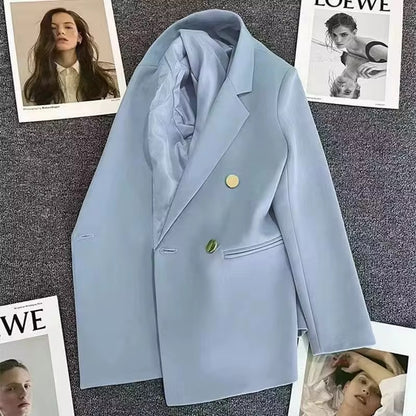 Blazer manga larga para Dama/ Celeste DM21