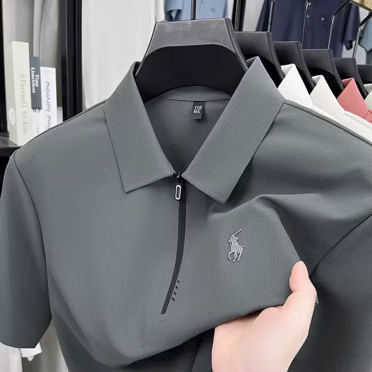 Camisa Polo AAA  para caballero/ Gris N33