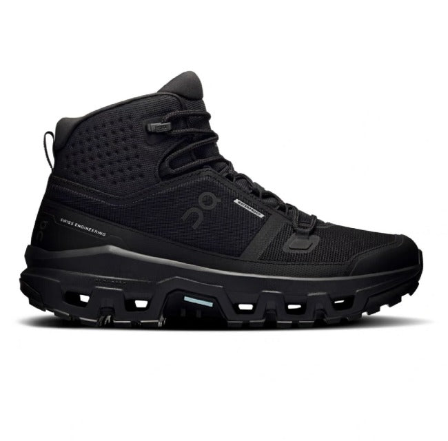 Tenis On-Cloudrock 2 Waterproof/ Full Negro K330