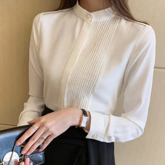 Camisa Formal para Dama/ Blanco DG10