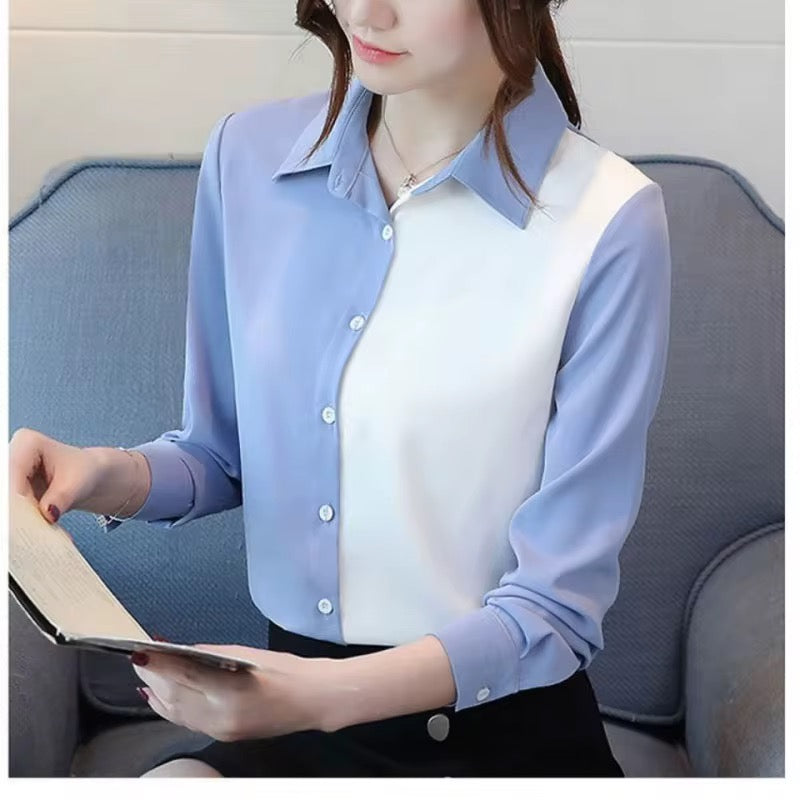 Camisa formal para Dama/ Celeste DM25