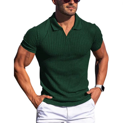 Camisa casual tipo polo/ IM20 - Verde