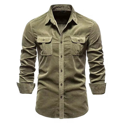 Camisa formal para caballero/ KM06 Verde