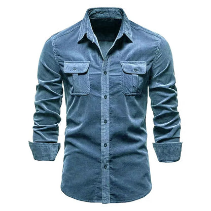 Camisa formal para caballero/ KM06 Azul