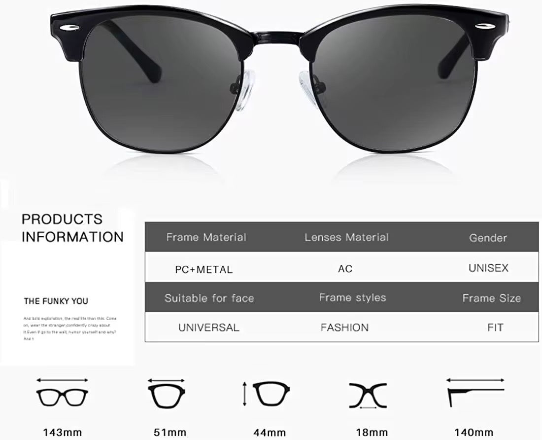 Lentes de Sol Unisex Fotocromáticos 2026 /  C174