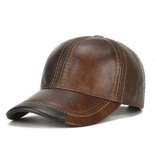 Gorra de Cuero Original Cafe Claro K201