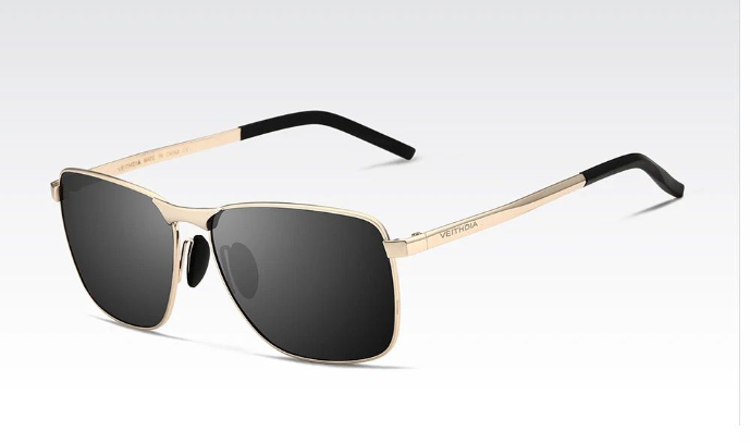 Lentes de Sol 2026  / Negro-Dorado C155