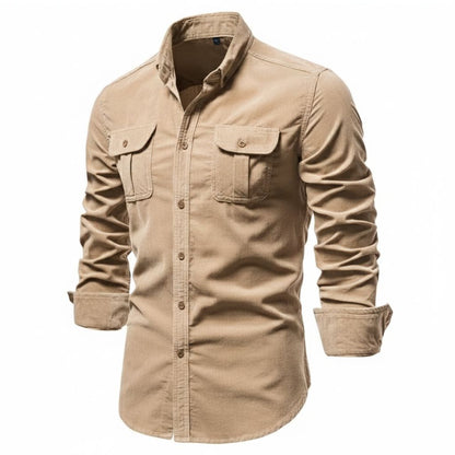 Camisa formal para caballero/ KM06 Cafe