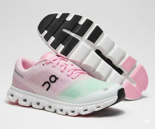 Tenis On Cloud Cloud Push  X /K376 Rosa- Verde