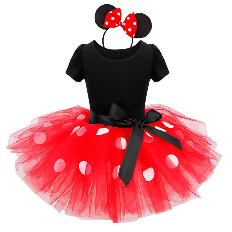 Vestido para niña de Mickey / RA79 / Rojo