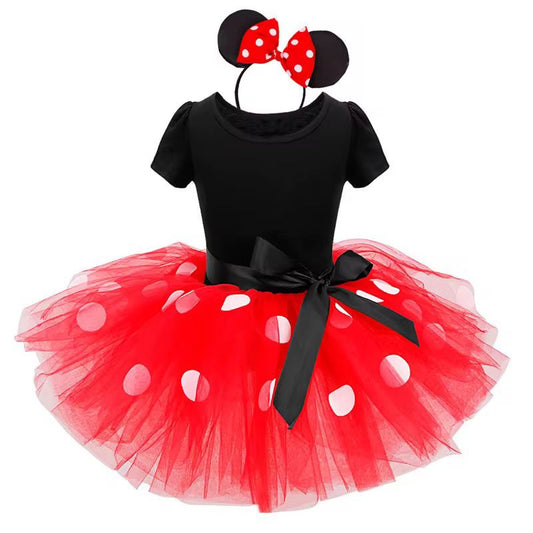 Vestido para niña de Mickey / RA79 / Rojo