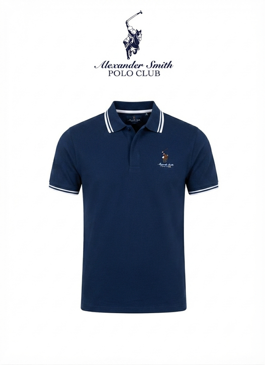 Camisa Polo Club Alexander Smith  Azul Marino NK04