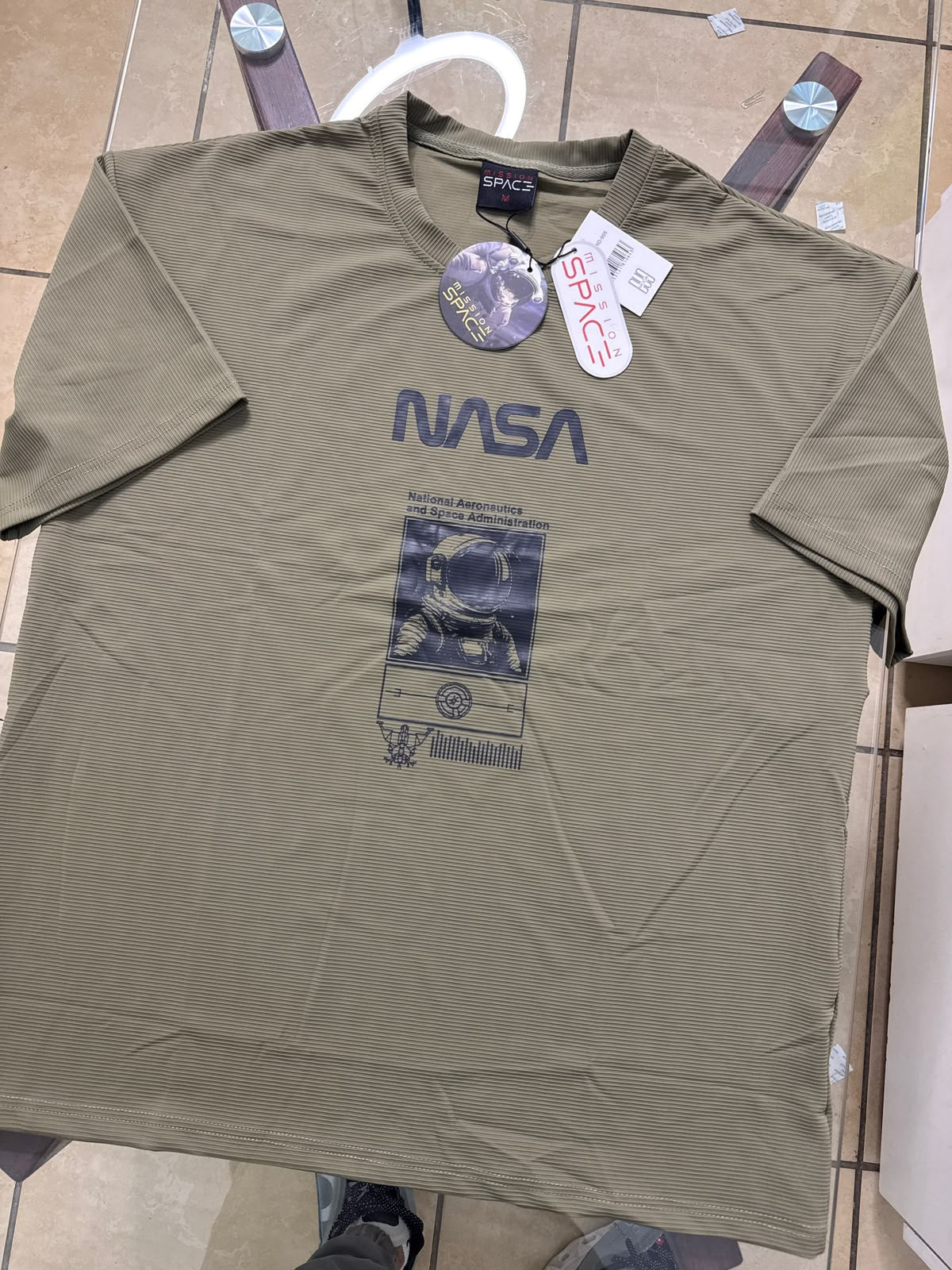 Camisa Oversize marca Mission Space/ Verde KCN37