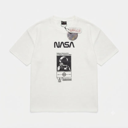 Camisa Oversize marca Mission Space/ Blanco KCN37