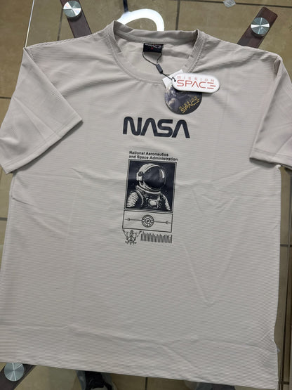 Camisa Oversize marca Mission Space/ Beige KCN37