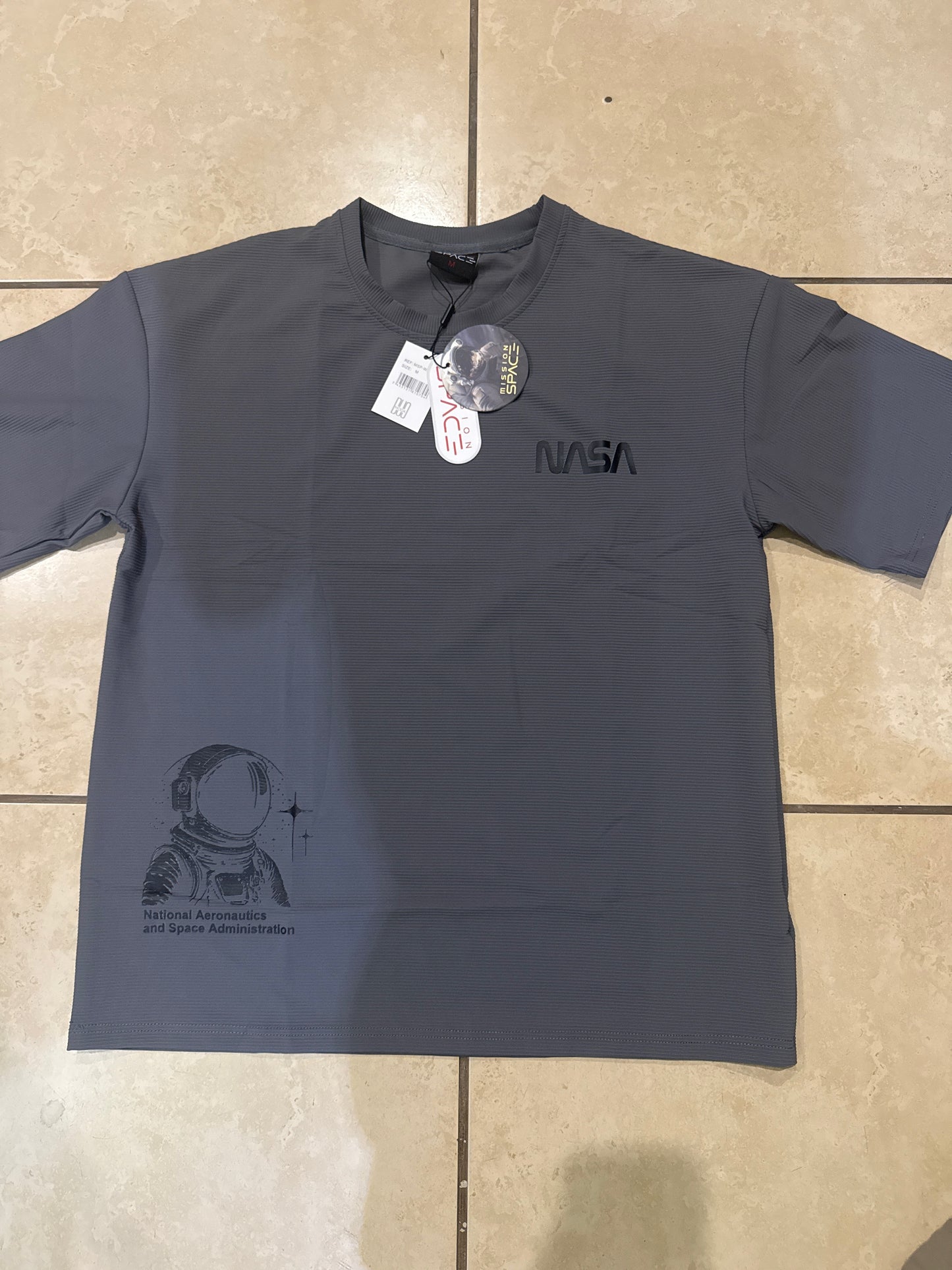 Camisa Oversize marca Mission Space/ Gris KCN38