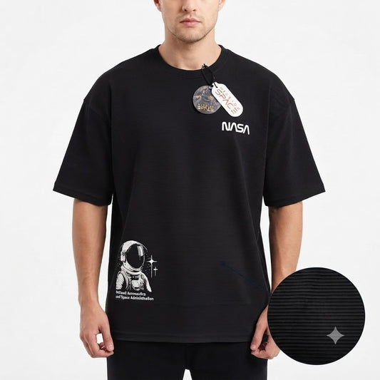 Camisa Oversize marca Mission Space/ Negro KCN38