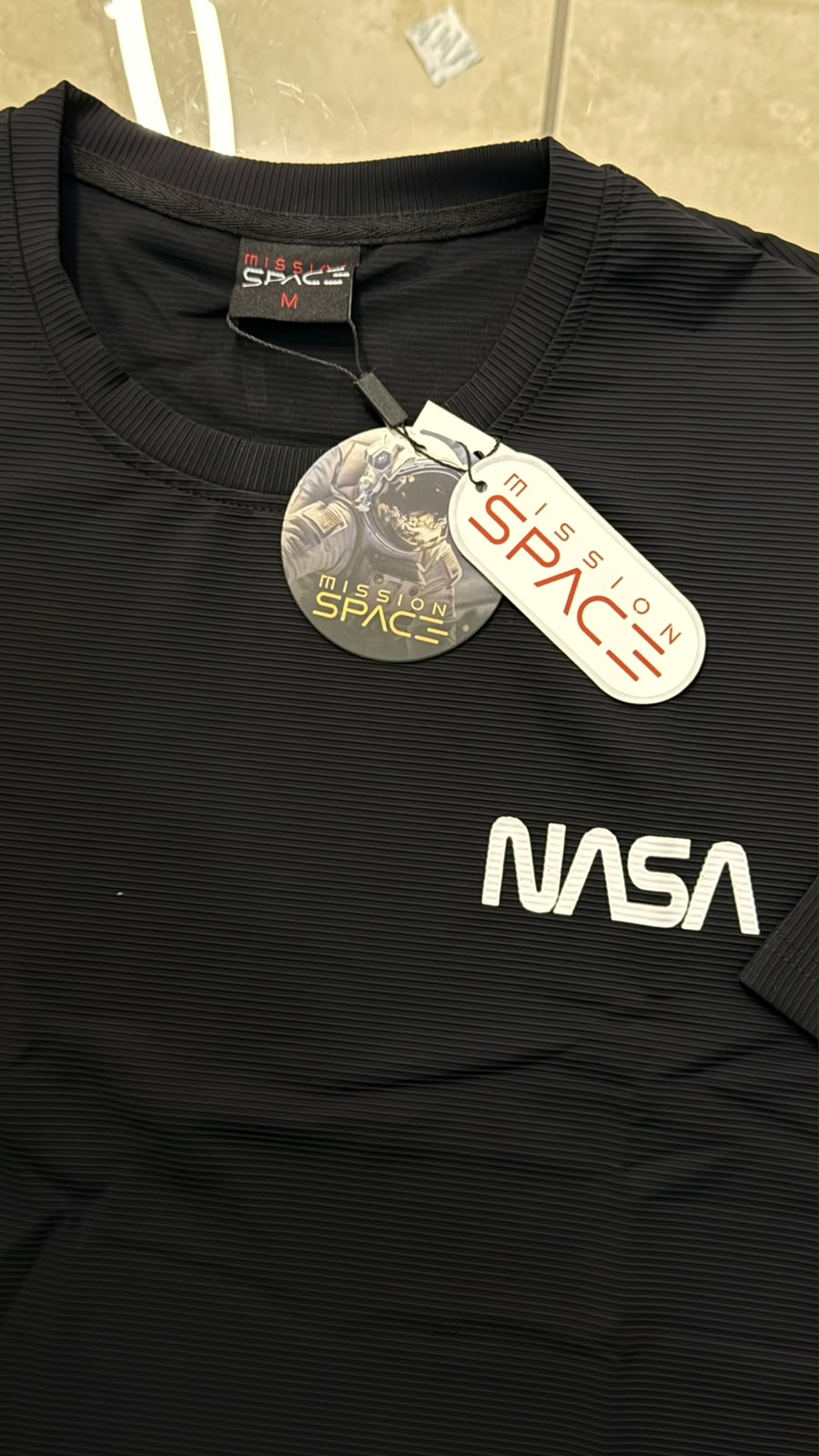 Camisa Oversize marca Mission Space/ Negro KCN38