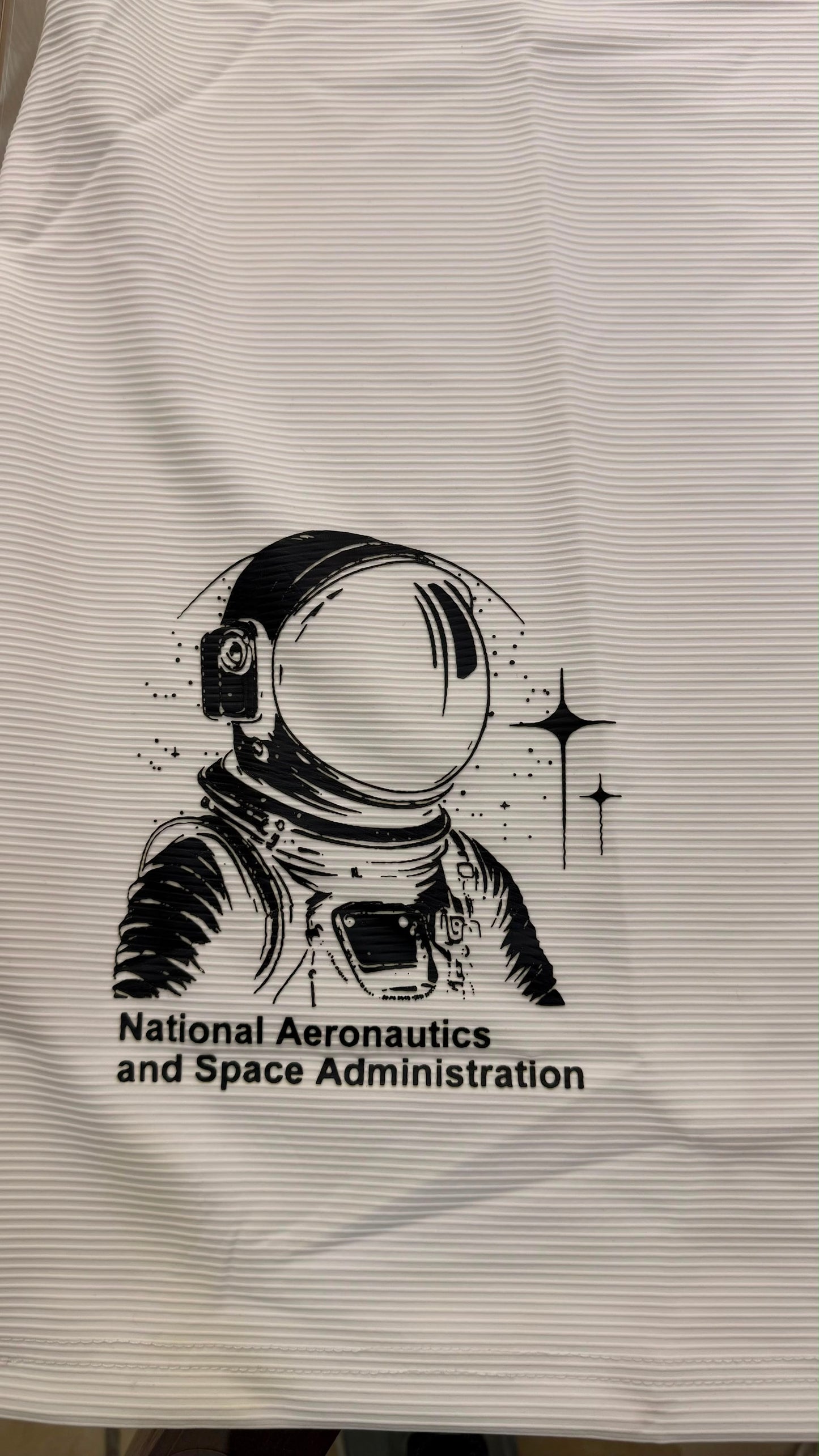 Camisa Oversize marca Mission Space/ Blanco  KCN38