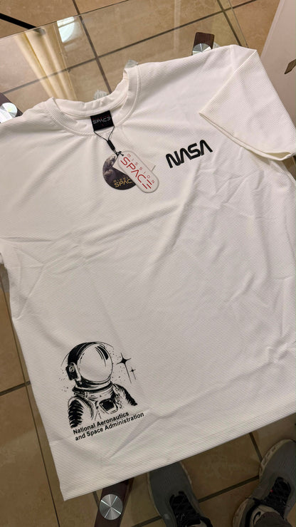 Camisa Oversize marca Mission Space/ Blanco  KCN38