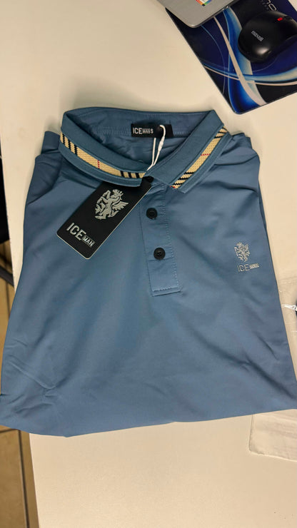 Camisa manga larga  Ice Man/ Azul Claro NK17