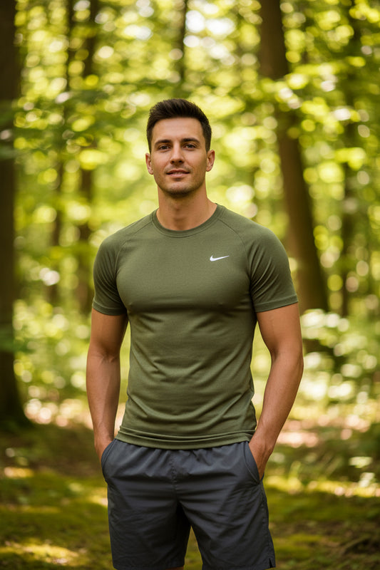 Camisa Deportiva Dry-Fit/Verde M04