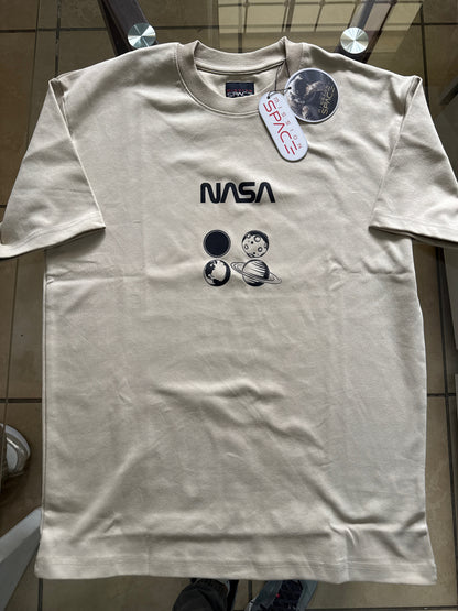 Camiseta Mission Space - NASA Beige KCN33