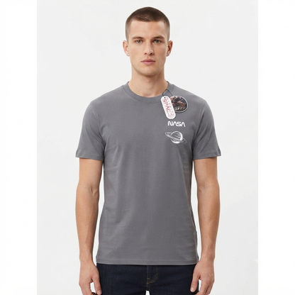 Camiseta Mission Space - NASA Gris KCN34