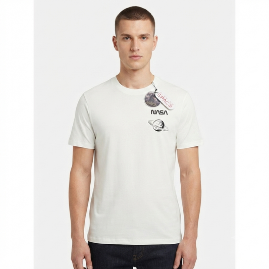 Camiseta Mission Space - NASA Blanca KCN34