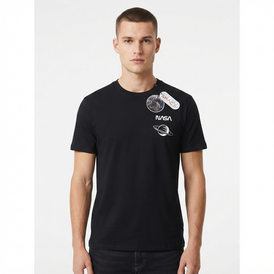 Camiseta Mission Space - NASA Negro KCN34