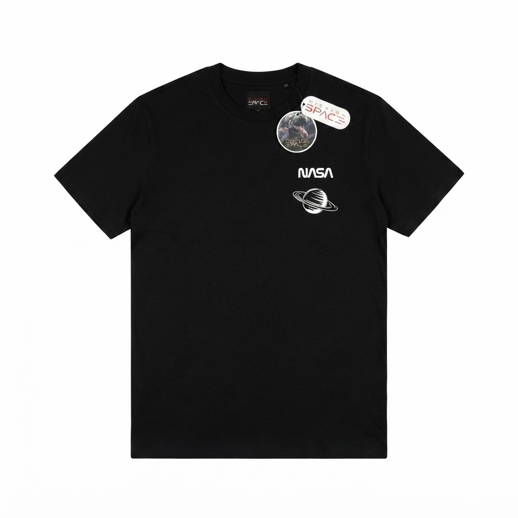 Camiseta Mission Space - NASA Negro KCN34