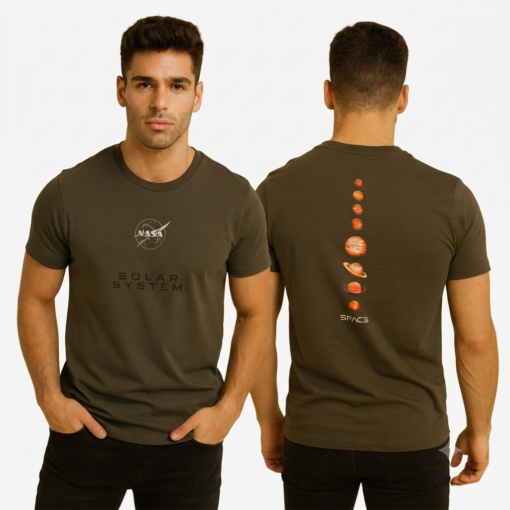 Camiseta Mission Space - NASA Verde KCN35