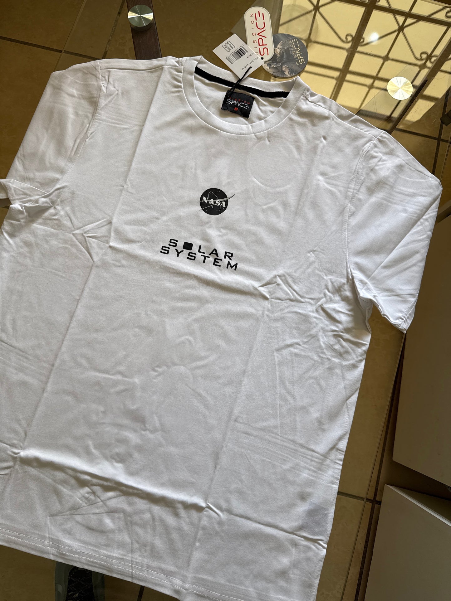 Camiseta Mission Space - NASA Blanca KCN35