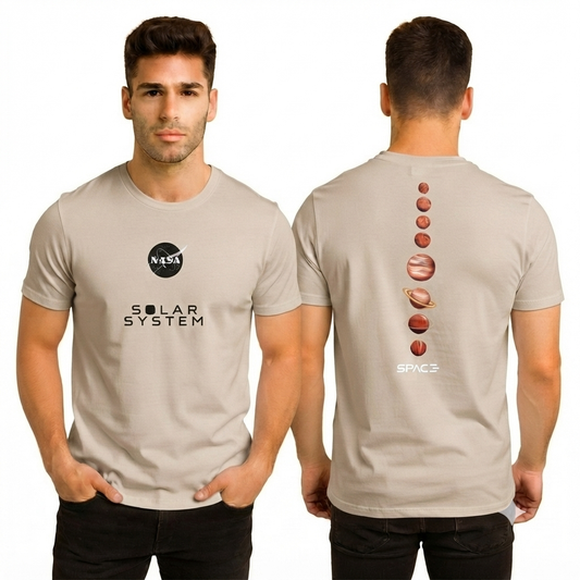 Camiseta Mission Space - NASA Beige KCN35