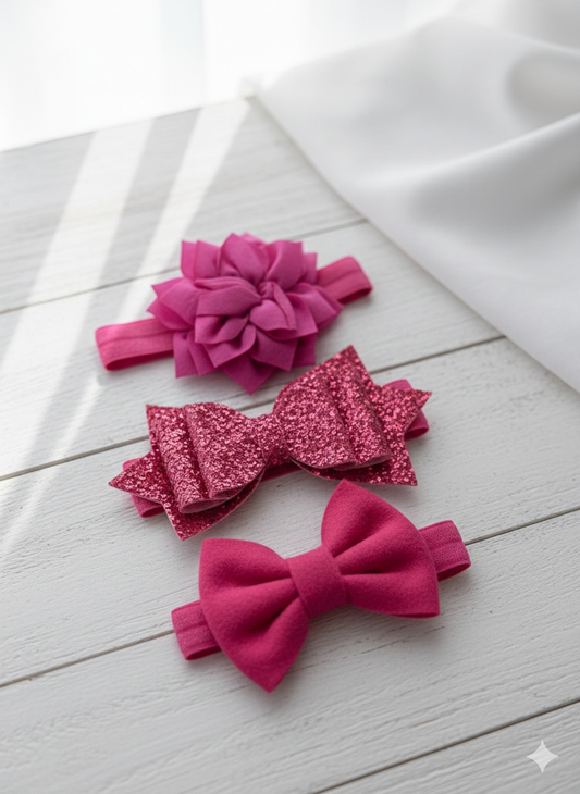 Set de Bincha  / RA120 Rosa Oscuro