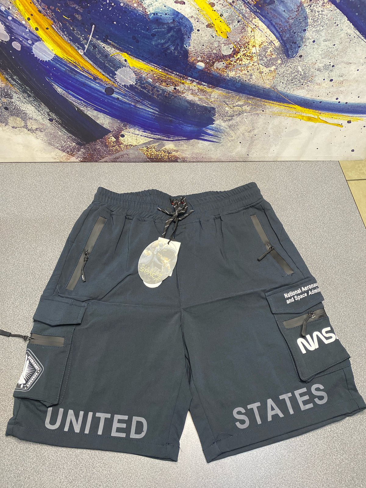 Short Tactical NASA Hombre - KCN156 Navy