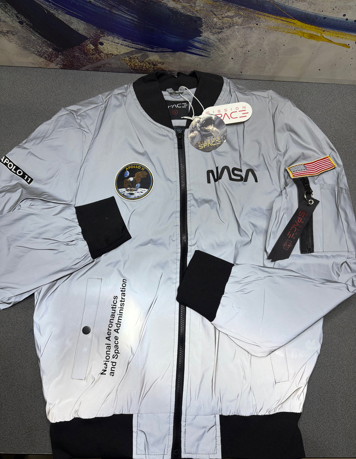 Jacket NASA Reflectivo Impermeable - KCN151