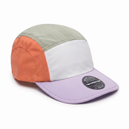 Gorra Deportiva Freedom Transpirable - Lila Naranja KCN133