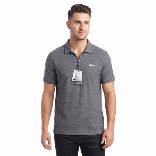 Camiseta Bongo para Caballero Tipo Polo - Charcoal KCN18