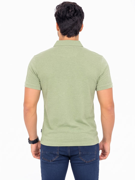 Camiseta Bongo para Caballero Tipo Polo - Verde KCN18