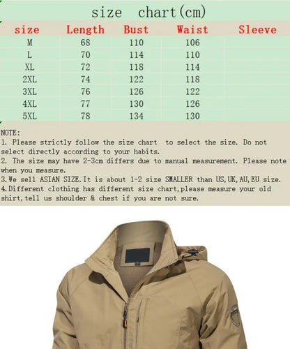 Chaqueta Impermeable para caballero/Verde S033