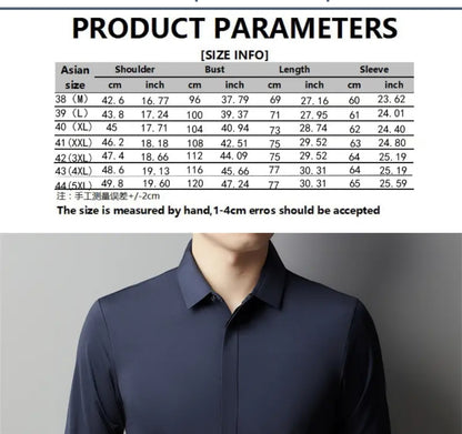 Camisa  formal manga larga para caballero/Azul Marino BL38