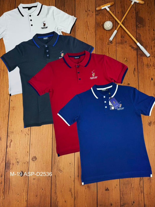 Camisa Polo Club Alexander Smith Blanco NK04