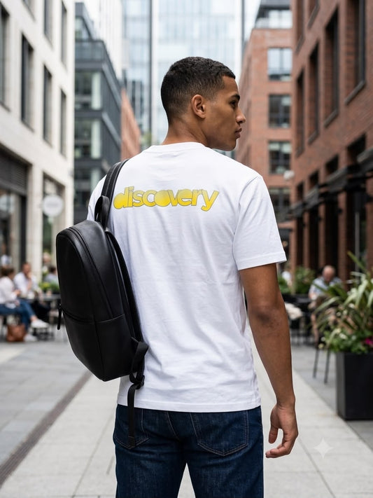 Camiseta Discovery para Caballero - Blanco KCN15