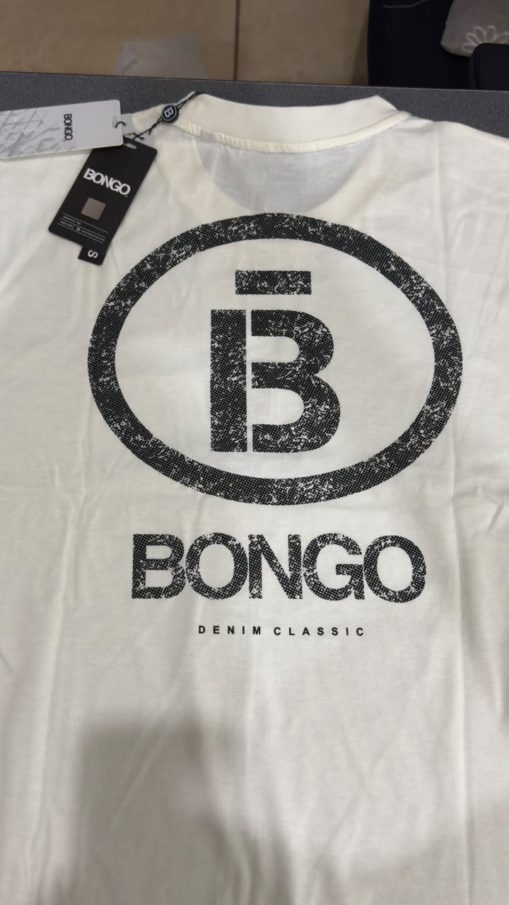 Camiseta Bongo para Caballero Oversize - Crema KCN10