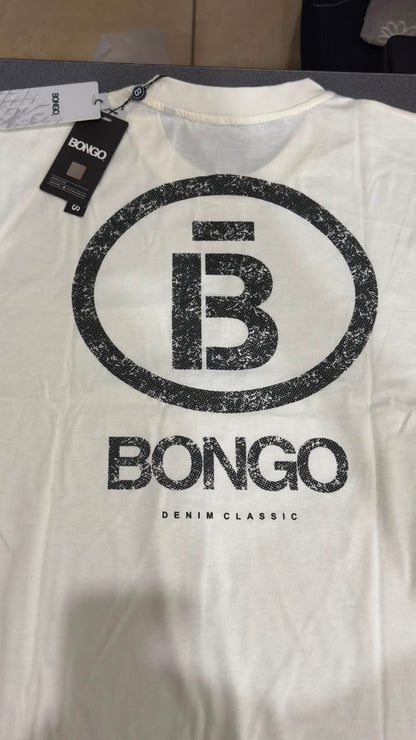 Camiseta Bongo para Caballero Oversize - Crema KCN10