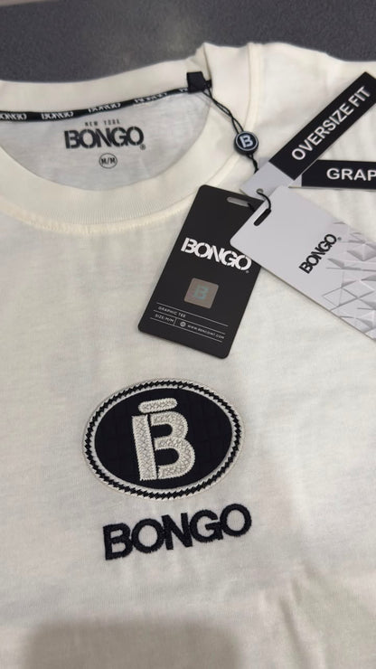 Camiseta Bongo para Caballero Oversize - Crema KCN10